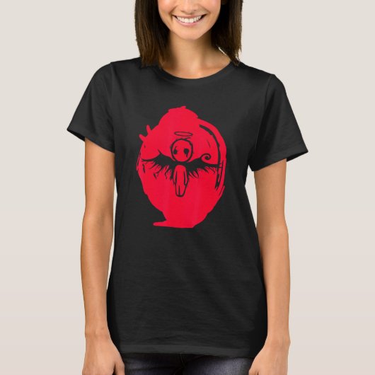 Lonely Sad Emo Gothic Angel 2 T-Shirt (Vorderseite)
