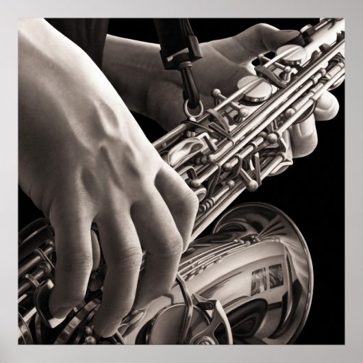 Lonely Sax Poster (Vorne)