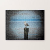 Lonely Seagull oder Ihr Foto Jigsaw Puzzle (Horizontal)