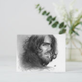 Lonely Soul Male Angel Postcard Postkarte (Stehend Vorderseite)