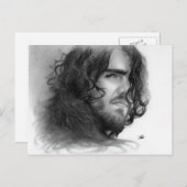 Lonely Soul Male Angel Postcard Postkarte (Vorne/Hinten)