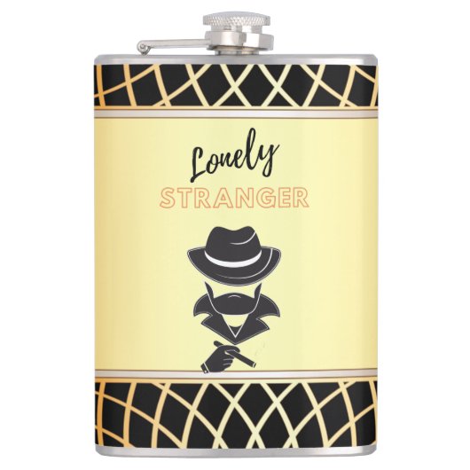 Lonely Stranger Flachmann (Vorderseite)