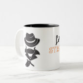 Lonely Stranger Zweifarbige Tasse (Vorderseite Links)