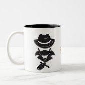 Lonely Stranger Zweifarbige Tasse (Links)