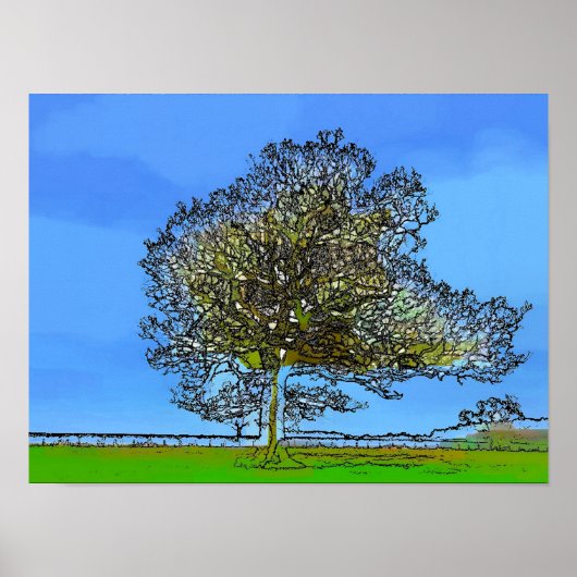 LONELY TREE POSTER (Vorne)