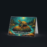Lonely Turtle Long Distance Friend Geburtstag Karte<br><div class="desc">Sie suchen die perfekte Geburtstagskarte für einen Langstreckenfreund? Entdecken Sie das herzliche "Lonely Turtle"-Design,  das das bittersüße Gefühl der Entfernung einfängt. Schicke deine Liebe und lass ihnen zu wissen,  dass sie immer in deinem Kopf sind.</div>