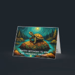 Lonely Turtle Long Distance Friend Geburtstag Karte<br><div class="desc">Sie suchen die perfekte Geburtstagskarte für einen Langstreckenfreund? Entdecken Sie das herzliche "Lonely Turtle"-Design,  das das bittersüße Gefühl der Entfernung einfängt. Schicke deine Liebe und lass ihnen zu wissen,  dass sie immer in deinem Kopf sind.</div>