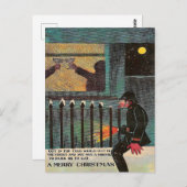 Lonely Victorian Policeman in the Cold Postkarte (Vorne/Hinten)