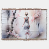 Lonely Woman Walking Decke (Vorderseite)