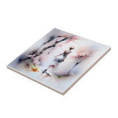 Lonely Woman Walking Fliese (Seite)