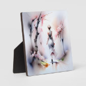 Lonely Woman Walking Fotoplatte (Vorderseite)