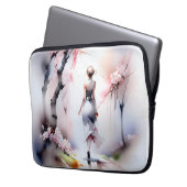 Lonely Woman Walking Laptopschutzhülle (Vorderseite Links)