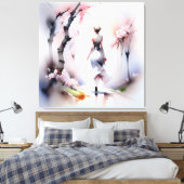 Lonely Woman Walking Leinwanddruck (Insitu (Schlafzimmer))