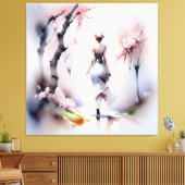 Lonely Woman Walking Leinwanddruck (Insitu (Wohnzimmer))