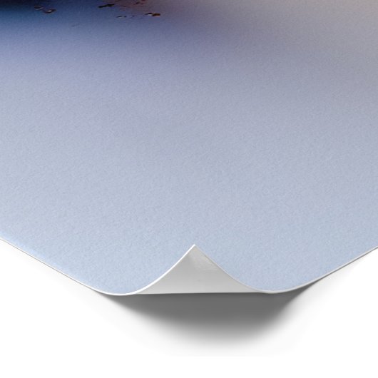 Lonely Woman Walking Poster (Ecke)