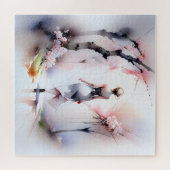 Lonely Woman Walking Puzzle (Horizontal)