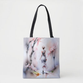 Lonely Woman Walking Tasche