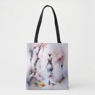 Lonely Woman Walking Tasche