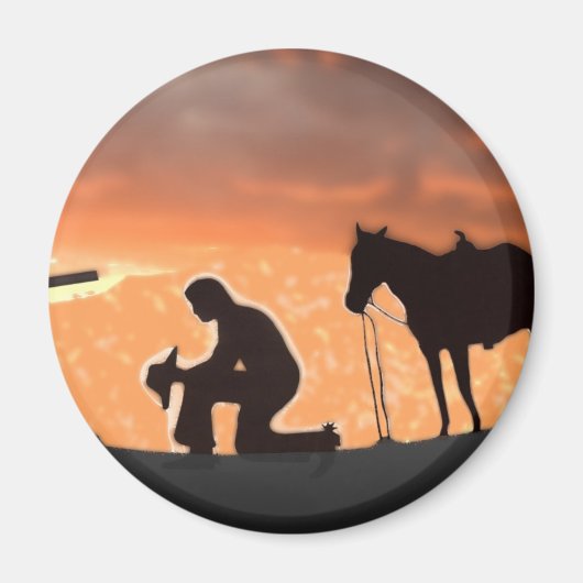 Lonesome Cowboy Magnet (Vorne)