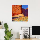 "Lonesome Journey" Western Art von Maynard Dixon Poster (Heimbüro)