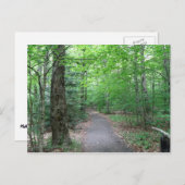 Lonesome Lake Trail in New Hampshire Postkarte (Vorne/Hinten)