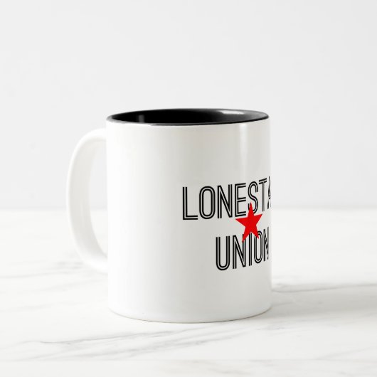 LoneStar Gewerkschaft: Tasse (Vorderseite Links)