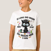 Long 2nd Grade 3. Klasse Hier komme ich Abschluss  T-Shirt (Vorderseite)