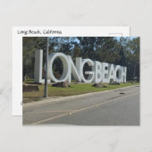 LONG BEACH #2 POSTCARD POSTKARTE (Vorne/Hinten)