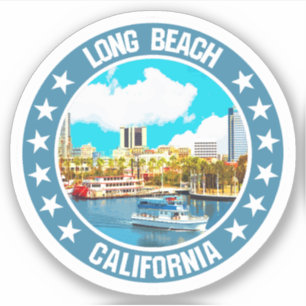 Long Beach Aufkleber