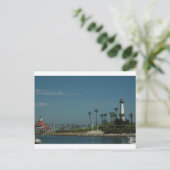 Long Beach, CA Postkarte (Stehend Vorderseite)