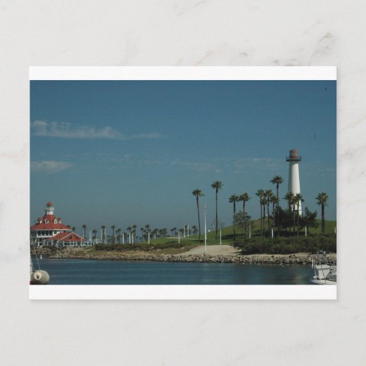 Long Beach, CA Postkarte (Vorderseite)