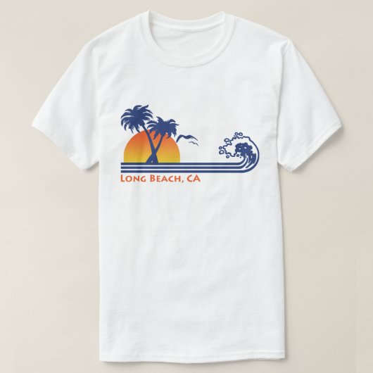 Long Beach CA T-Shirt (Design vorne)