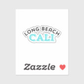 Long Beach California Aufkleber (Blatt)