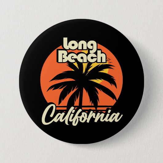 Long Beach California Button (Vorderseite)