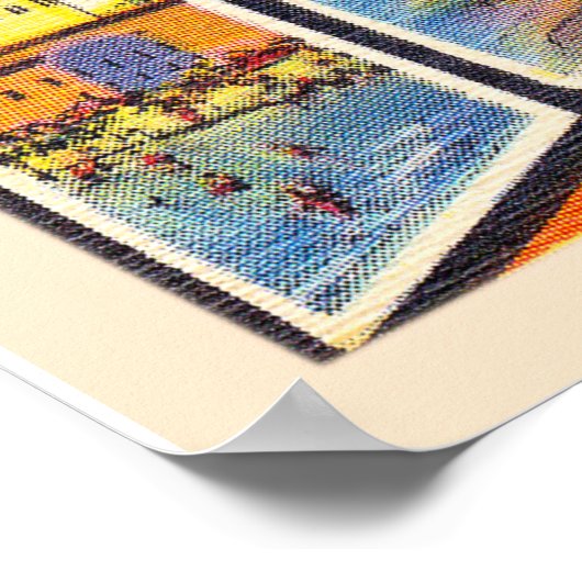 Long Beach California CA Large Letter Postcard Poster (Ecke)