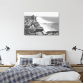 Long Beach, California Coastline and Beach Leinwanddruck (Insitu (Schlafzimmer))