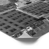 Long Beach, California Coastline and Beach Poster (Ecke)