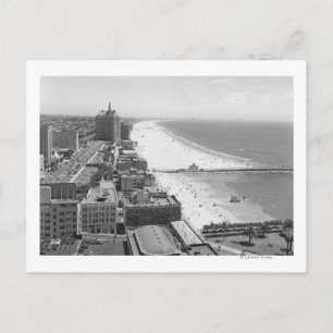 Long Beach, California Coastline and Beach Postkarte