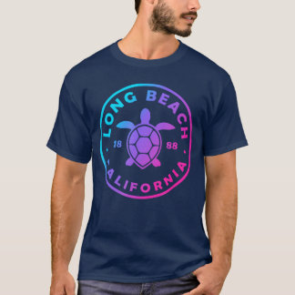 Long Beach California Meeresschildkröte Tie Dye St T-Shirt