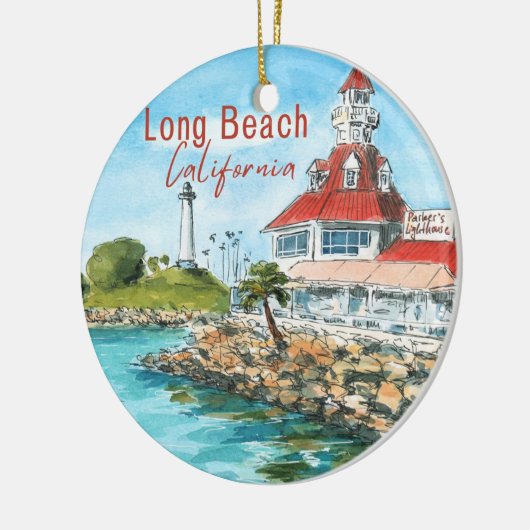 Long Beach California Ornament (Links)