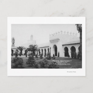 Long Beach, California Pacific SW Expo Bldg. Postkarte