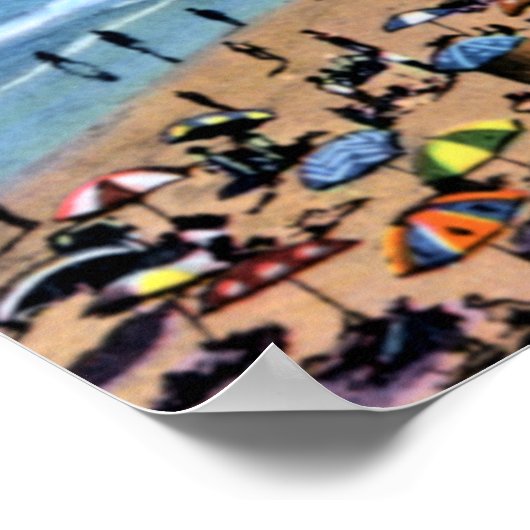 Long Beach California Pike Cyclone Racer Poster (Ecke)