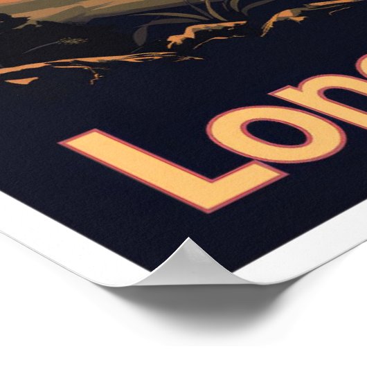 Long Beach California Poster (Ecke)