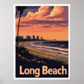 Long Beach California Poster (Vorne)