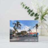 Long Beach California Postkarte (Stehend Vorderseite)