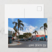 Long Beach California Postkarte (Vorne/Hinten)