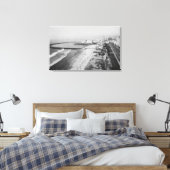 Long Beach, California Rainbow Pier and Ocean Leinwanddruck (Insitu (Schlafzimmer))