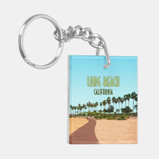 Long Beach California Schlüsselanhänger (Vorderseite links)