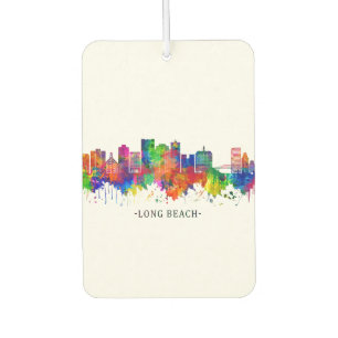 Long Beach California Skyline Autolufterfrischer