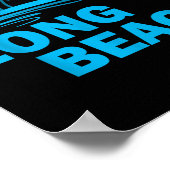Long Beach California Souvenir Poster (Ecke)